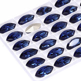 Montana Navette Shape High Quality Glass Pointed Back Fancy Rhinestones WholesaleRhinestone